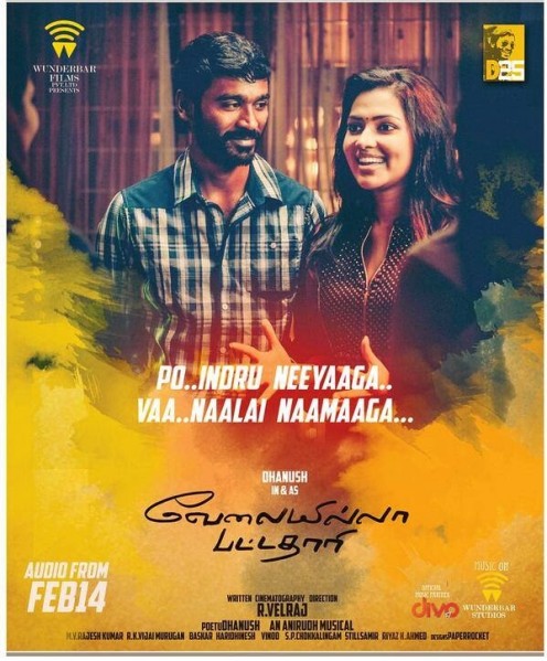 Velai illa pattadhaari (2014) afişi