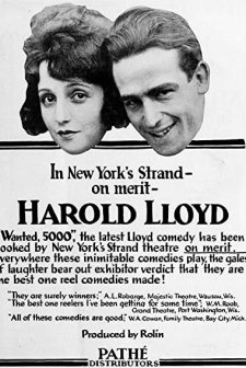 Wanted - $5,000 (1919) afişi