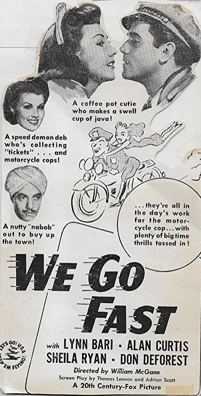We Go Fast (1941) afişi We Go Fast (1941) afişi