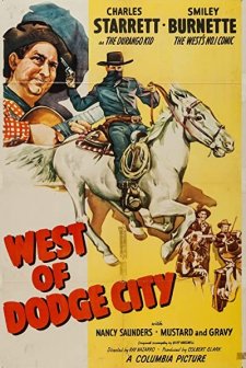 West Of Dodge City (1947) afişi