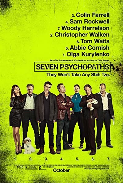 Yedi Psikopat (2012) afişi Yedi Psikopat (2012) afişi