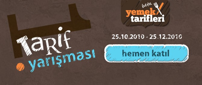 1. Tarif Yarışması Başladı!