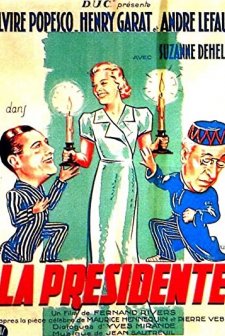 La Présidente (1938) afişi