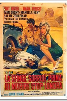 La sfinge sorride prima di morire - stop - Londra (1964) afişi