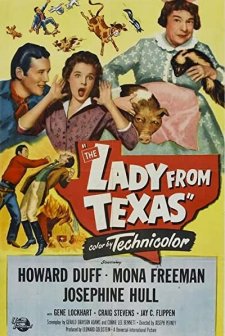 The Lady From Texas (1951) afişi