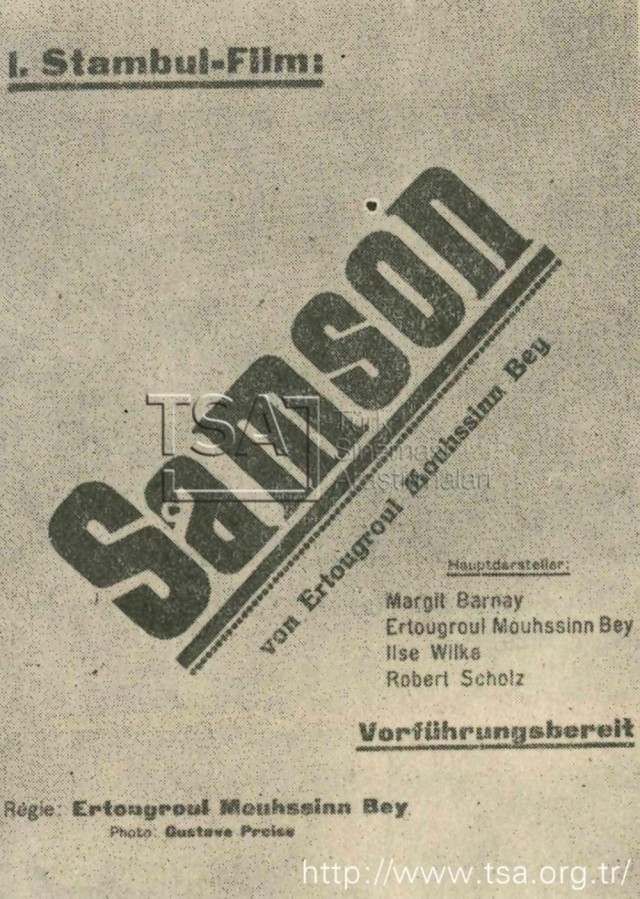 Samson (1922) afişi