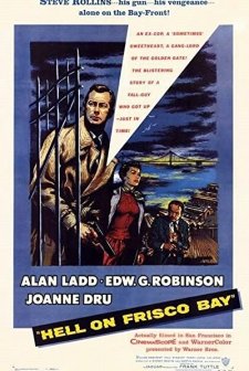 Hell On Frisco Bay (1955) afişi