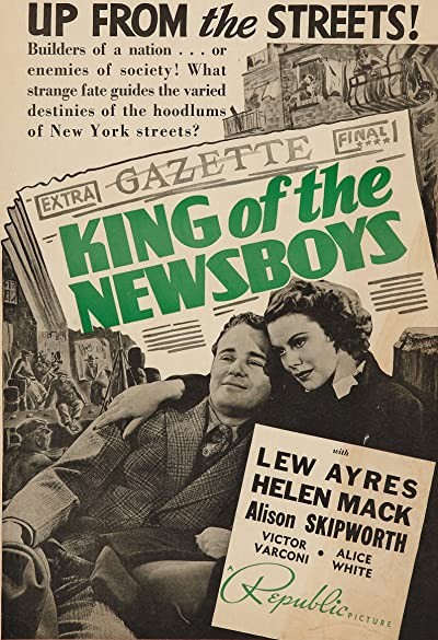 King Of The Newsboys (1938) afişi