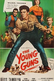 The Young Guns (1956) afişi