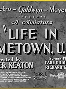 Life In Sometown, U.s.a. (1938) afişi