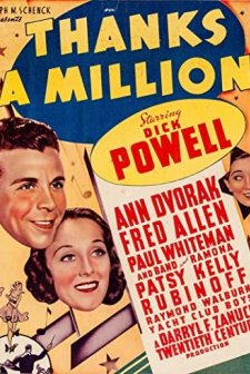 Thanks A Million (1935) afişi