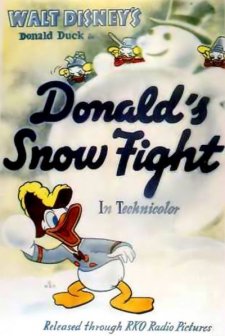 Donald's Snow Fight (1942) afişi