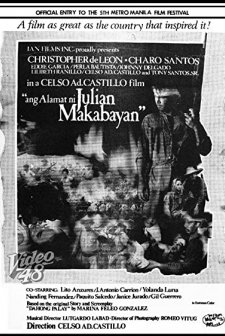 Ang Alamat Ni Julian Makabayan (1979) afişi