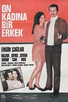 On Kadına Bir Erkek (1970) afişi