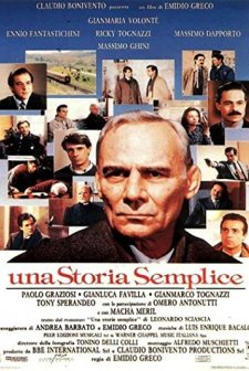 Una Storia Semplice (1991) afişi
