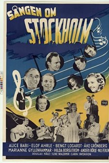 Sången om Stockholm (1947) afişi