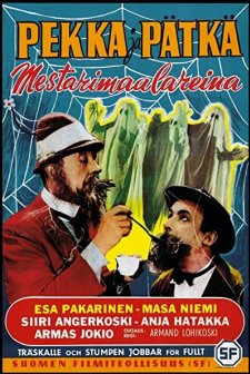 Pekka Ja Pätkä Mestarimaalareina (1959) afişi