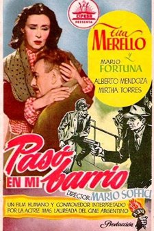 Pasó En Mi Barrio (1951) afişi
