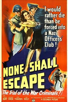 None Shall Escape (1944) afişi