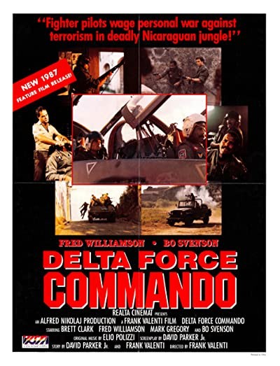 Delta Force Commando (1988) afişi