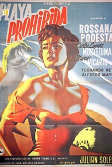 Playa Prohibida (1956) afişi