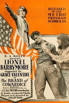 The Brand Of Cowardice (1916) afişi