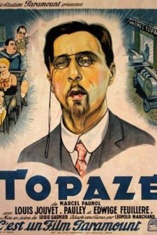 Topaze (1933) afişi