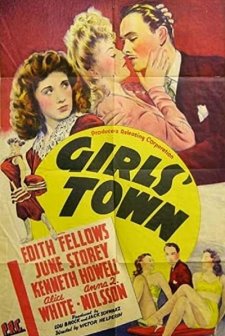 Girls' Town (1942) afişi