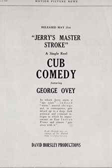 Jerry's Master Stroke (1917) afişi