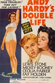 Andy Hardy's Double Life (1942) afişi