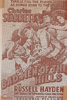 Bad Men Of The Hills (1942) afişi