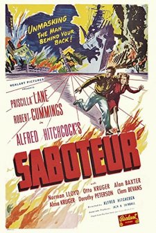 Saboteur (1942) afişi