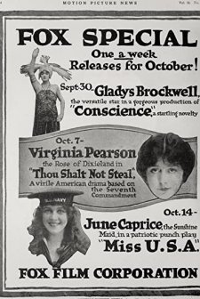 Miss U.s.a. (1917) afişi