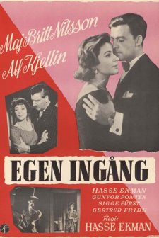 Egen Ingång (1956) afişi