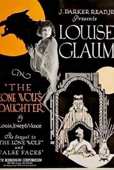 The Lone Wolf's Daughter (1919) afişi