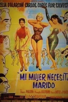 Mi Mujer Necesita Marido (1959) afişi