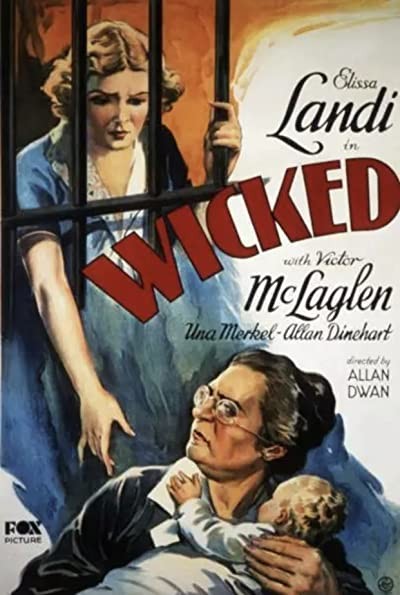 Wicked (1931) afişi