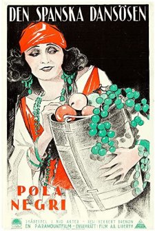 İspanyol Dansçı (1923) afişi