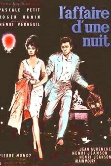 L'affaire d'une nuit (1960) afişi