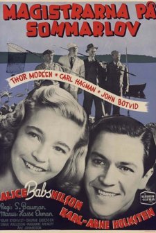 Magistrarna på sommarlov (1941) afişi