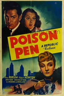 Poison Pen (1939) afişi