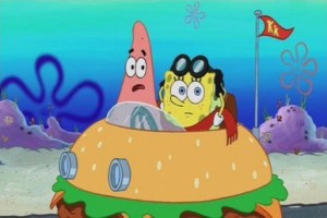 Sünger Bob Kare Pantolon Fotoğrafı