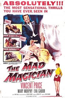 The Mad Magician (1954) afişi