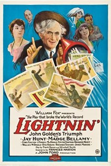 Lightnin (1925) afişi
