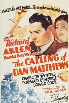 The Calling of Dan Matthews (1935) afişi