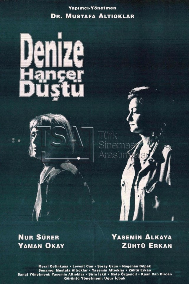Denize Hançer Düştü (1992) afişi