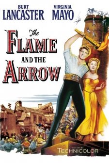 The Flame And The Arrow (1950) afişi