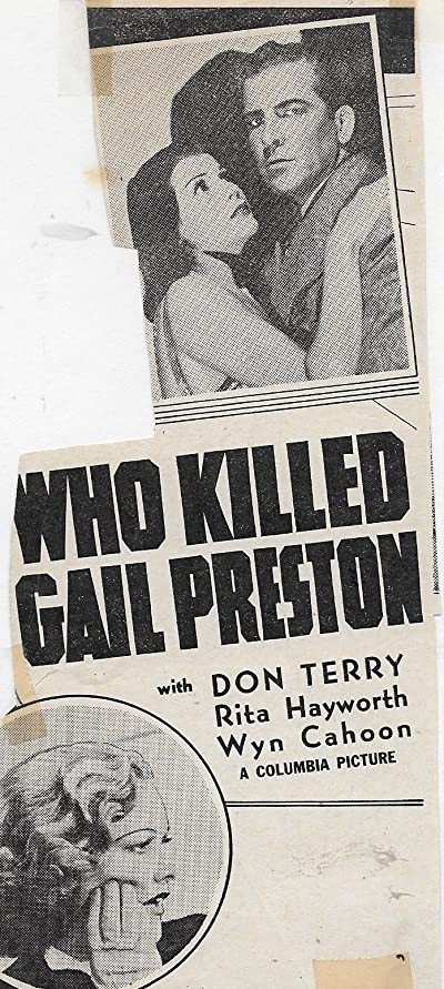 Who Killed Gail Preston (1938) afişi