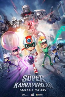 Süper Kahramanlar: Taşların Peşinde (2022) afişi