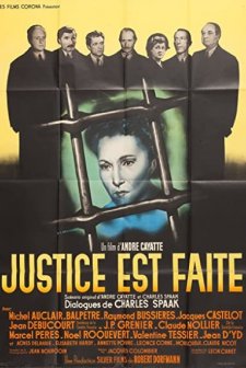 Justice Est Faite (1950) afişi